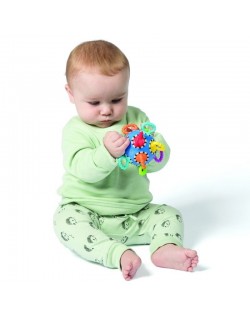 Žaislas kūdikiui Klik Klak kamuolys - Lavinamieji žaislai kūdikiams