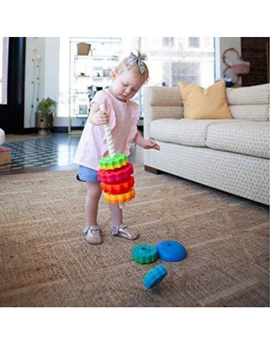 SpinAgain besisukantis bokštas - vaizdas baltame fone su pakuote