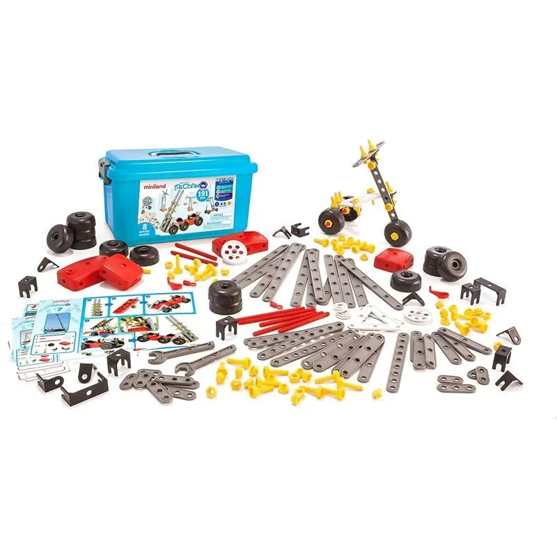 Miniland skrūvju konstruktors (191 el.)