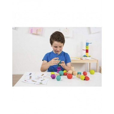 Miniland medinės formos (30 el.)