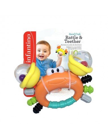 Infantino barškutis-kramtukas Krabas Infantino barškutis-kramtukas Krabas