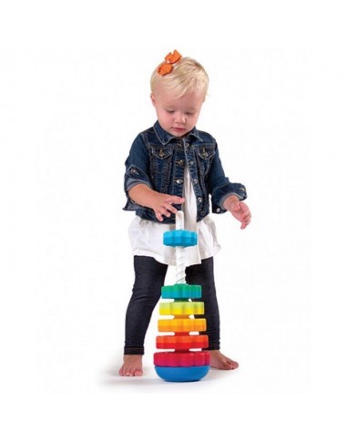 SpinAgain besisukantis bokštas - vaizdas baltame fone su pakuote