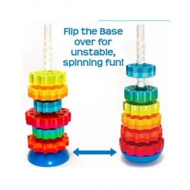 SpinAgain besisukantis bokštas - parodomos bokšto dėjimo galimybės