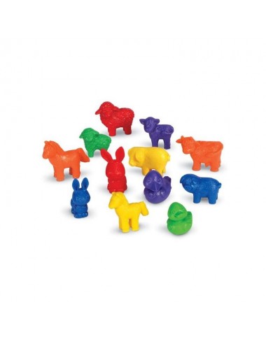 Figūrėlės ūkio  gyvūnai - Lavinamieji žaislai vaikams nuo 3 metų
