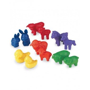 Figūrėlės ūkio  gyvūnai - Lavinamieji žaislai vaikams nuo 3 metų