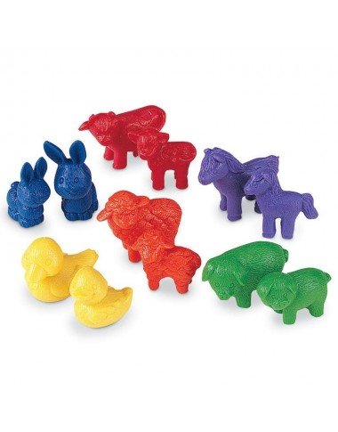 Figūrėlės ūkio  gyvūnai - Lavinamieji žaislai vaikams nuo 3 metų