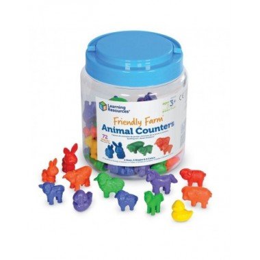 Figūrėlės ūkio  gyvūnai - Lavinamieji žaislai vaikams nuo 3 metų