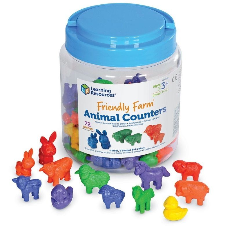 Figūrėlės ūkio  gyvūnai - Lavinamieji žaislai vaikams nuo 3 metų