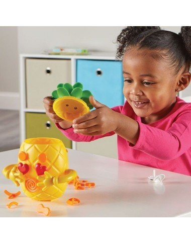 Emocijų ananasas - Lavinamieji žaislai vaikams nuo 3 metų