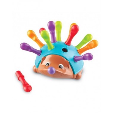 Smulkiosios motorikos žaidimas Ežiukas - Lavinamieji žaislai nuo 18 mėnesių