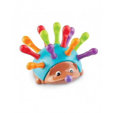 Smulkiosios motorikos žaidimas Ežiukas - Lavinamieji žaislai nuo 18 mėnesių