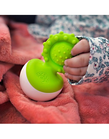 Kūdikio žaislas kremtukas Dimpl Wobbl - Lavinamieji žaislai kūdikiams