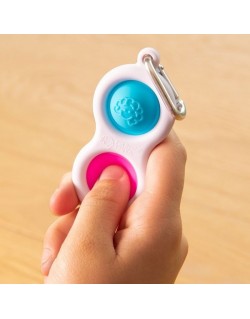 Sensorinis žaislas - raktų pakabukas Simpl Dimpl - Lavinamieji žaislai vaikams