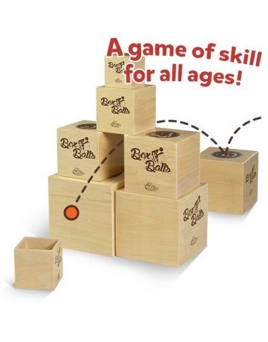 Žaidimas Box & Balls šokliukai - Lavinamieji žaislai vaikams