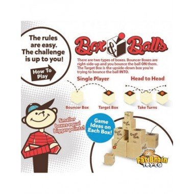 Žaidimas Box & Balls šokliukai - Lavinamieji žaislai vaikams
