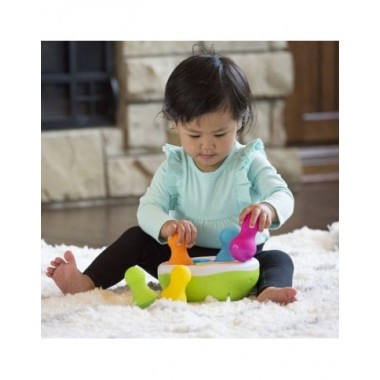 Sensorinis žaislas SpinnyPins - Lavinamieji žaislai vaikams nuo 1 metų