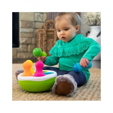 Sensorinis žaislas SpinnyPins - Lavinamieji žaislai vaikams nuo 1 metų