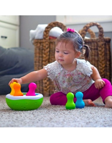 Sensorinis žaislas SpinnyPins - Lavinamieji žaislai vaikams nuo 1 metų