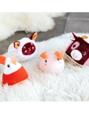 Lilliputiens veiklos kūbeliai (4 vnt.) - Stilingos prekės vaikams Lilliputiens veiklos kūbeliai (4 vnt.) - Stilingos prekės vaikams