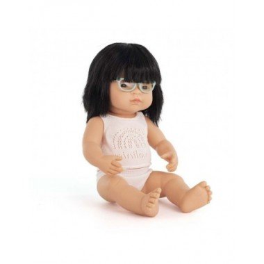 Miniland lėlė mergaitė - Žaislų parduotuvė