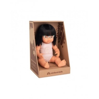Miniland lėlė mergaitė - Žaislų parduotuvė