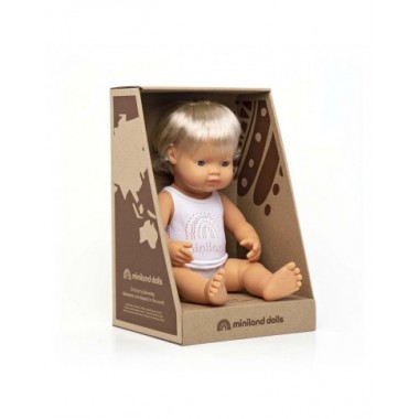 Miniland lėlė mergaitė - Žaislų parduotuvė