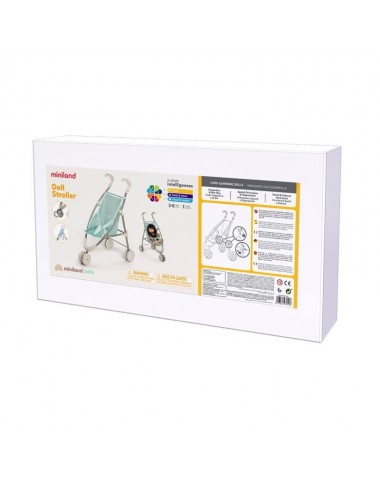 Miniland vežimėlis lėlei - Lėlės vaikams