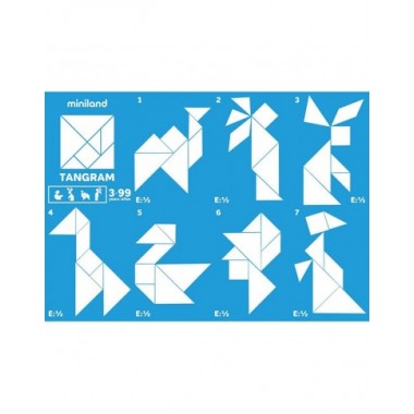 Miniland magnetinė tangrama