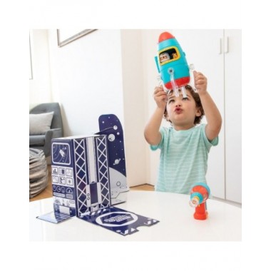 Varžtukų konstruktorius Raketa - Lavinamieji konstruktoriai vaikams nuo 3 metų 