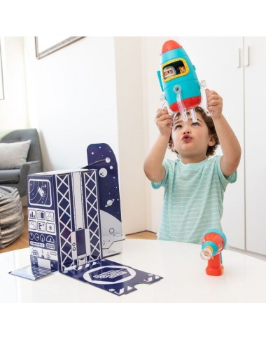 Varžtukų konstruktorius Raketa - Lavinamieji konstruktoriai vaikams nuo 3 metų 