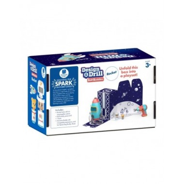 Varžtukų konstruktorius Raketa - Lavinamieji konstruktoriai vaikams nuo 3 metų 