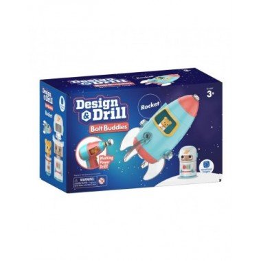 Varžtukų konstruktorius Raketa - Lavinamieji konstruktoriai vaikams nuo 3 metų 