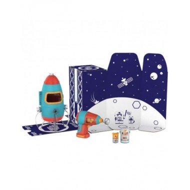 Varžtukų konstruktorius Raketa - Lavinamieji konstruktoriai vaikams nuo 3 metų 