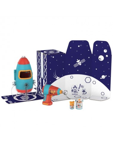 Varžtukų konstruktorius Raketa - Lavinamieji konstruktoriai vaikams nuo 3 metų 