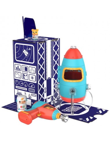 Varžtukų konstruktorius Raketa - Lavinamieji konstruktoriai vaikams nuo 3 metų 