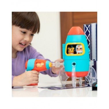 Varžtukų konstruktorius Raketa - Lavinamieji konstruktoriai vaikams nuo 3 metų 