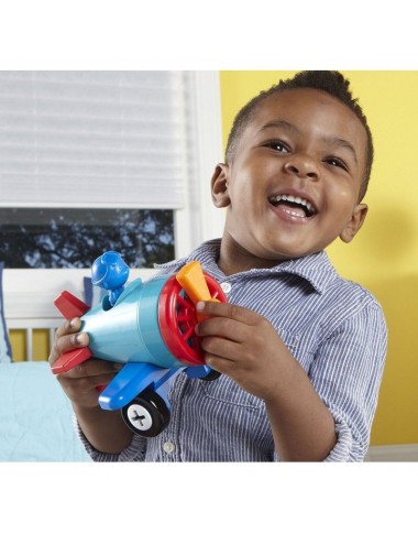 Konstriuktorius 1-2-3 Mašina-Lėktuvas-Laivas - Lavinamieji konstruktoriai vaikams nuo 2 metų