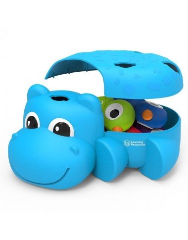 Smulkiosios motorikos žaidimas Begemotas - Lavinamieji žaislai nuo 18 mėnesių