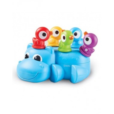 Smulkiosios motorikos žaidimas Begemotas - Lavinamieji žaislai nuo 18 mėnesių