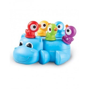 Smulkiosios motorikos žaidimas Begemotas - Lavinamieji žaislai nuo 18 mėnesių