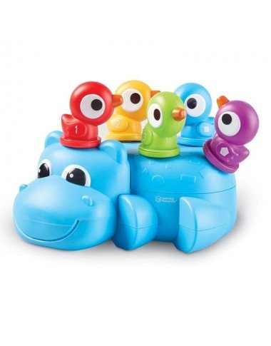 Smulkiosios motorikos žaidimas Begemotas - Lavinamieji žaislai nuo 18 mėnesių