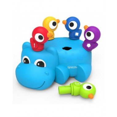 Smulkiosios motorikos žaidimas Begemotas - Lavinamieji žaislai nuo 18 mėnesių