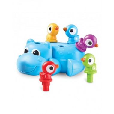 Smulkiosios motorikos žaidimas Begemotas - Lavinamieji žaislai nuo 18 mėnesių