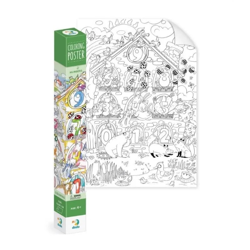 Dodo spalvinimo plakatas - Parduotuvė vaikams Dodo spalvinimo plakatas - Parduotuvė vaikams