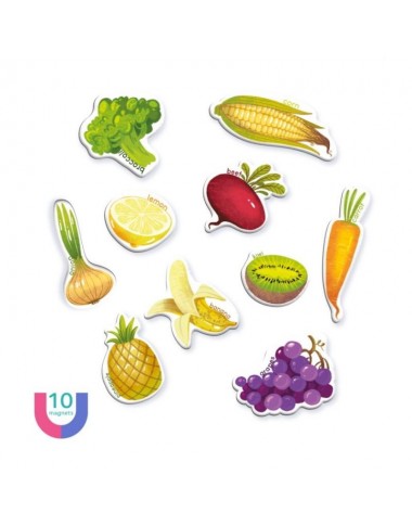 Augļu un dārzeņu magnētu komplekts (10 gab.)