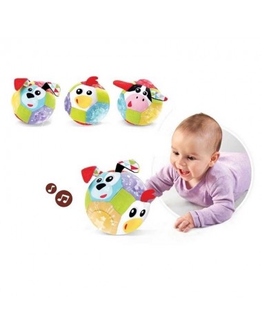 Yookidoo muzikinis kamuolys kūdikiams - Lavinamieji žaislai kūdikiams