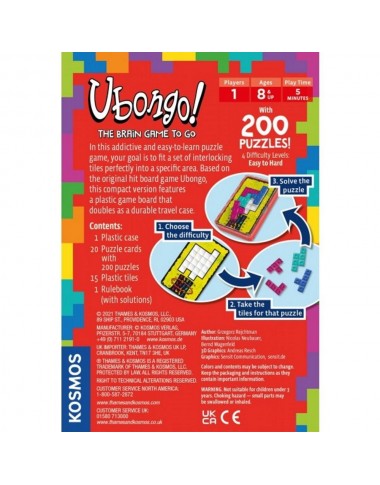 KOSMOS kelioninis galvosukis Ubongo