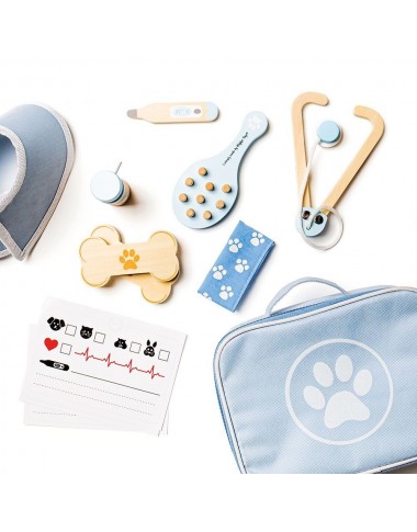 Bigjigs medinis veterinaro rinkinys - Mediniai žaislai