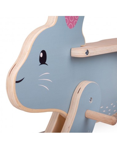 Bigjigs medinis supamas Zuikutis - Mediniai žaislai