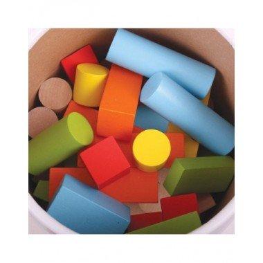 Bigjigs medinės kaladėlės - Mediniai žaislai